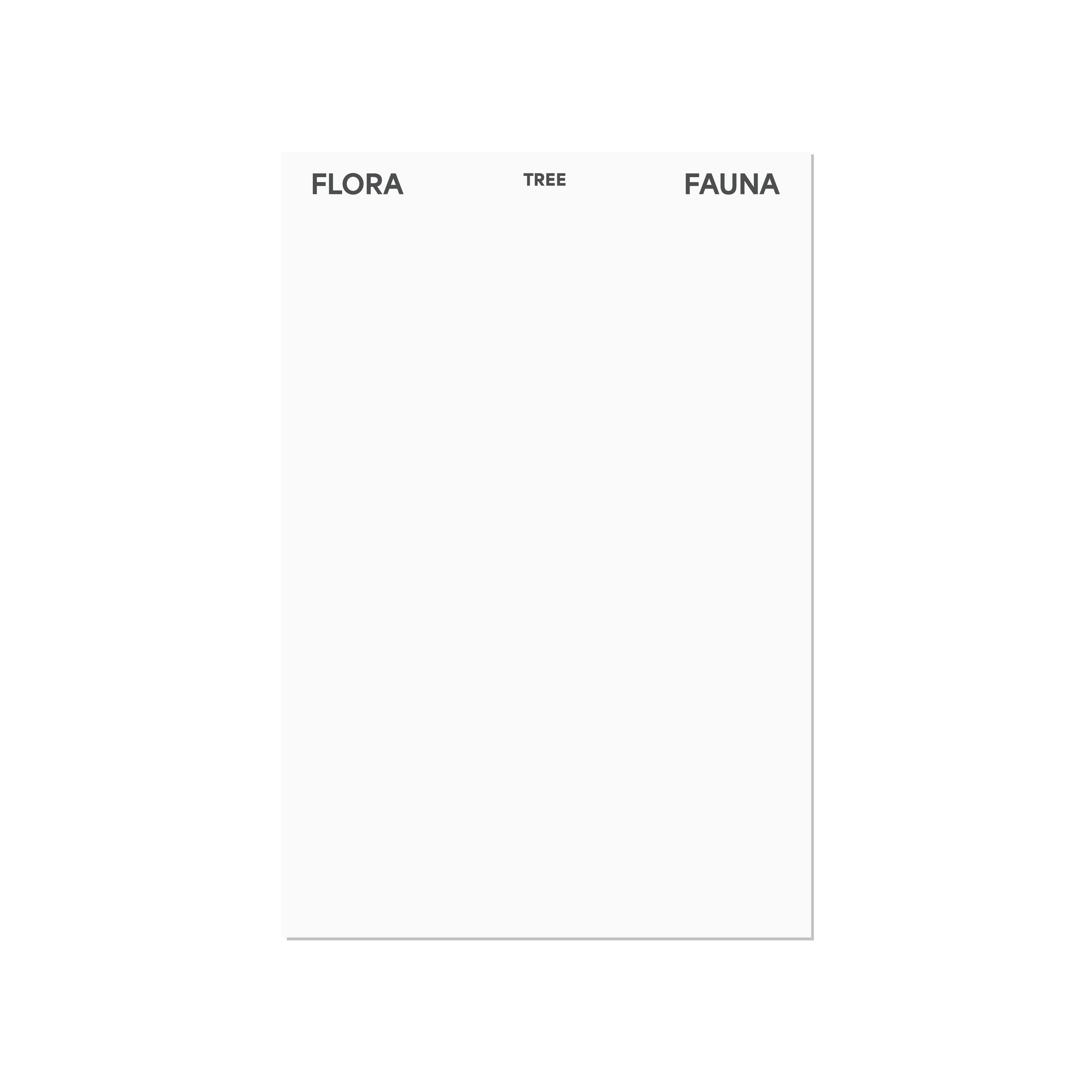 Postcard「FLORA FAUNA」