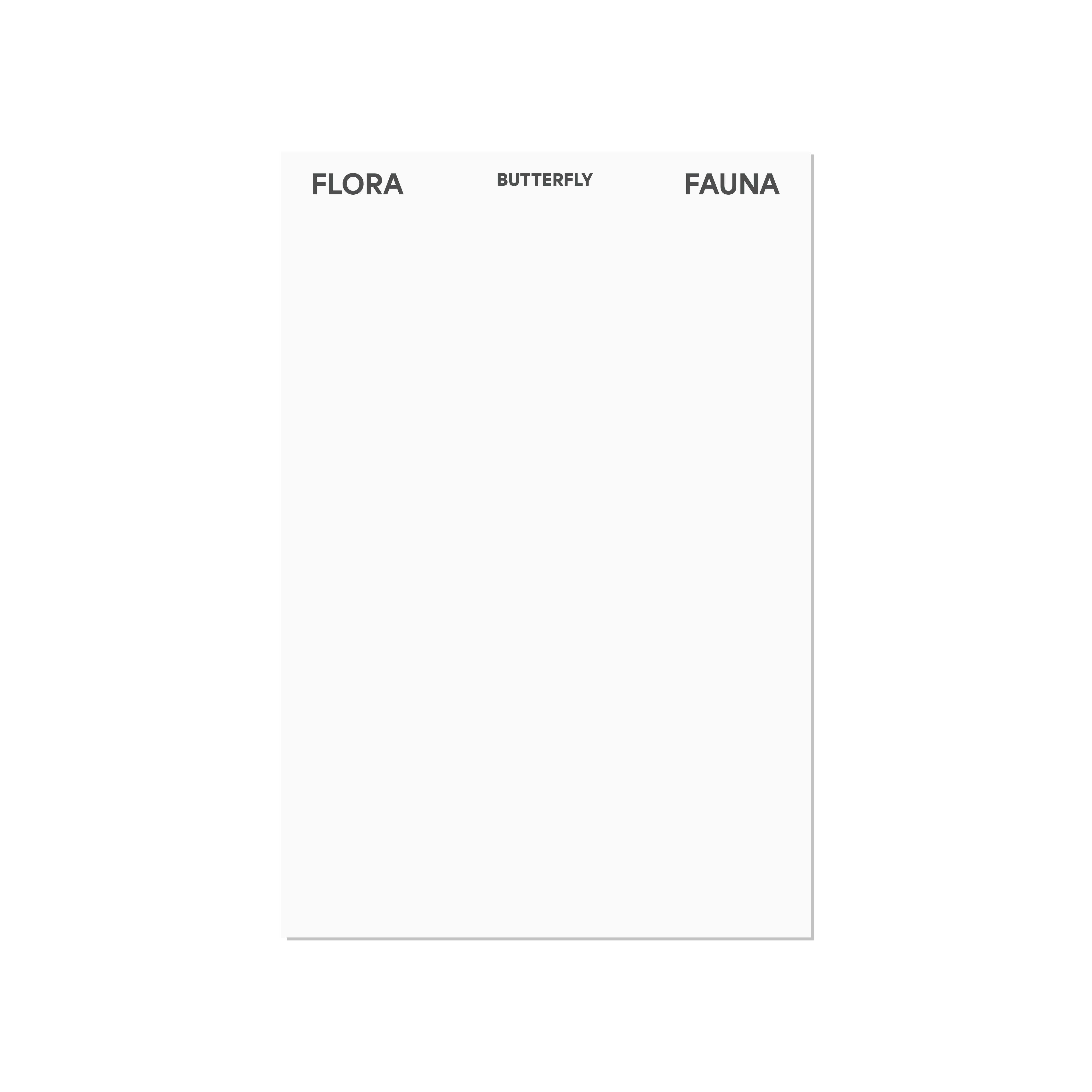 Postcard「FLORA FAUNA」