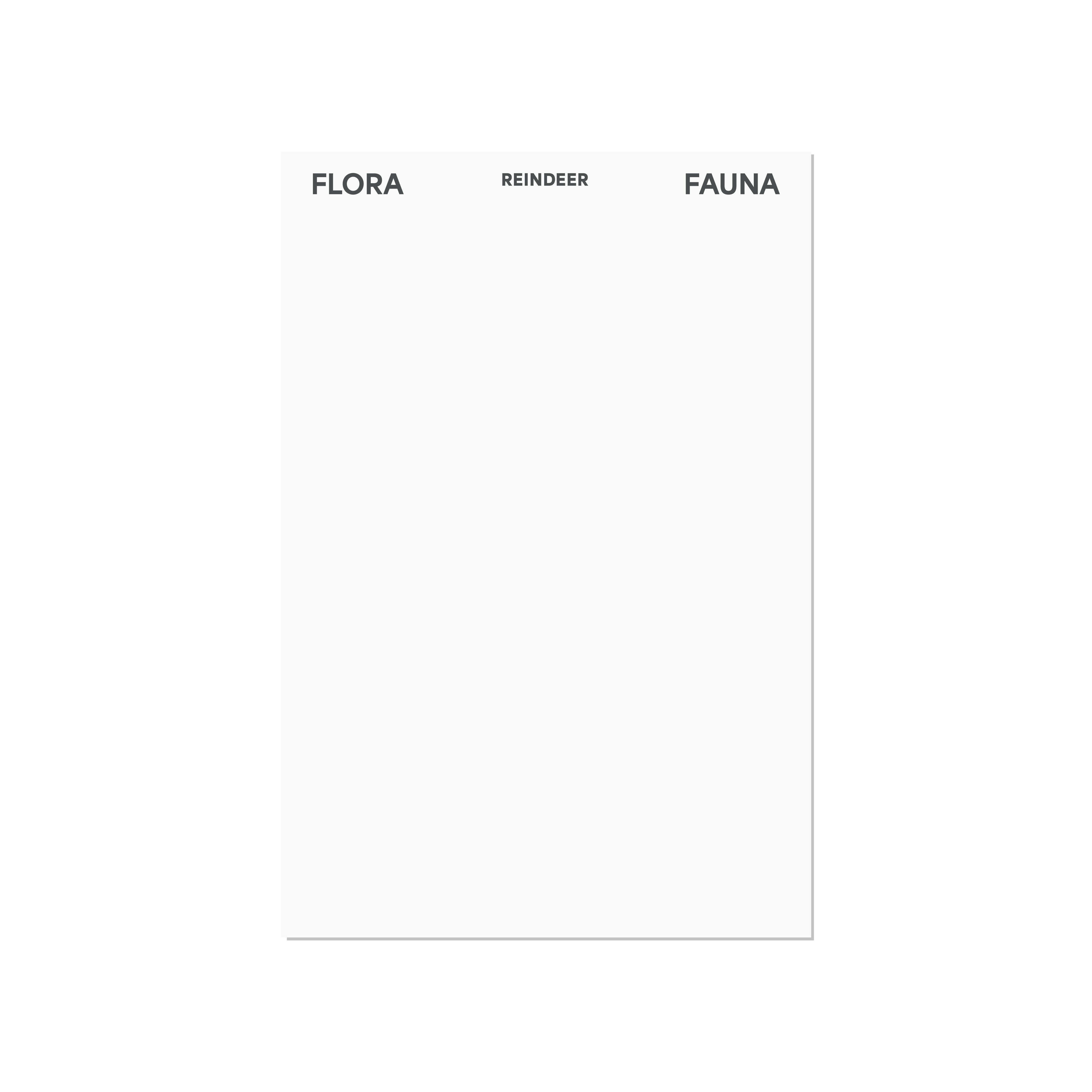 Postcard「FLORA FAUNA」