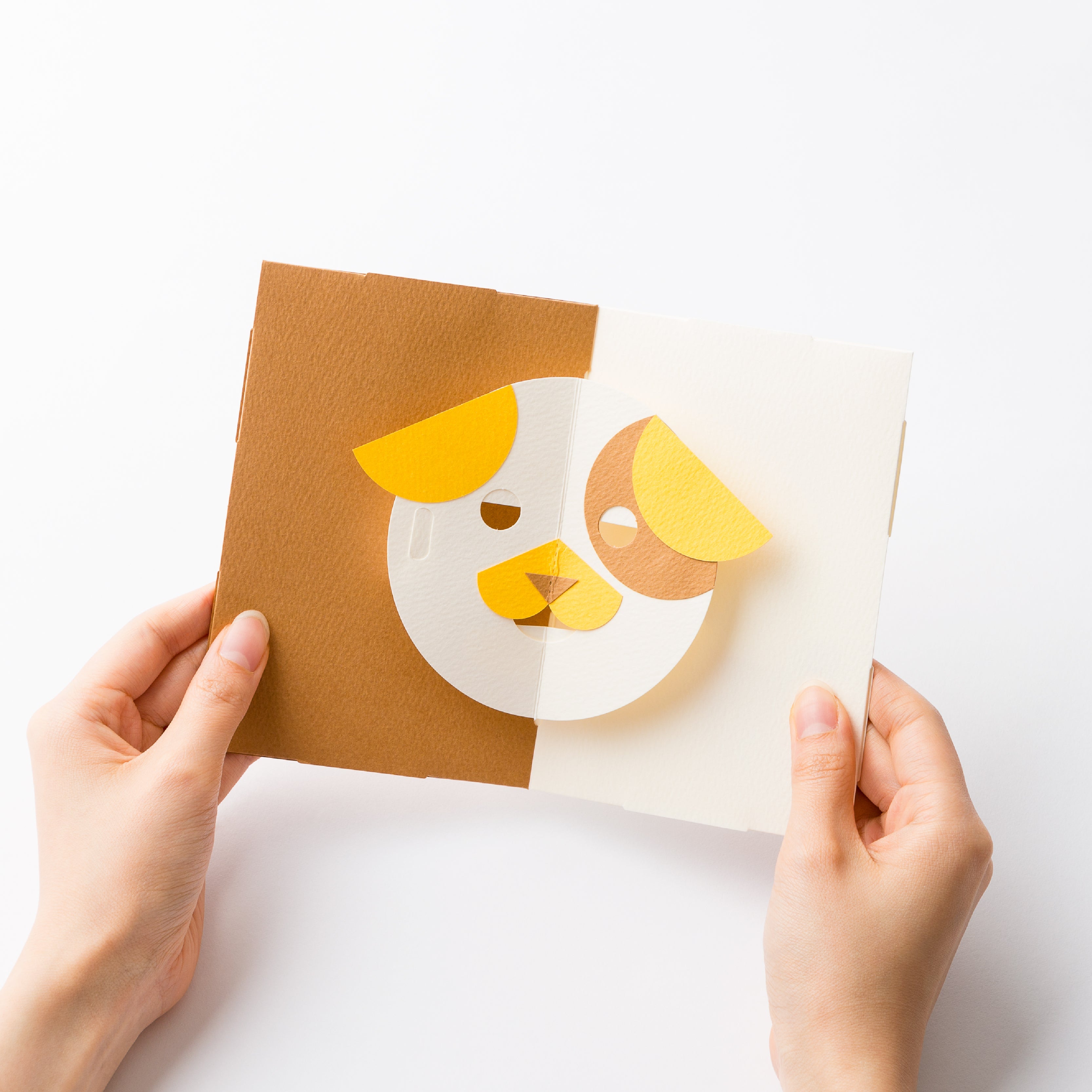 FACE POP UP CARD いぬ