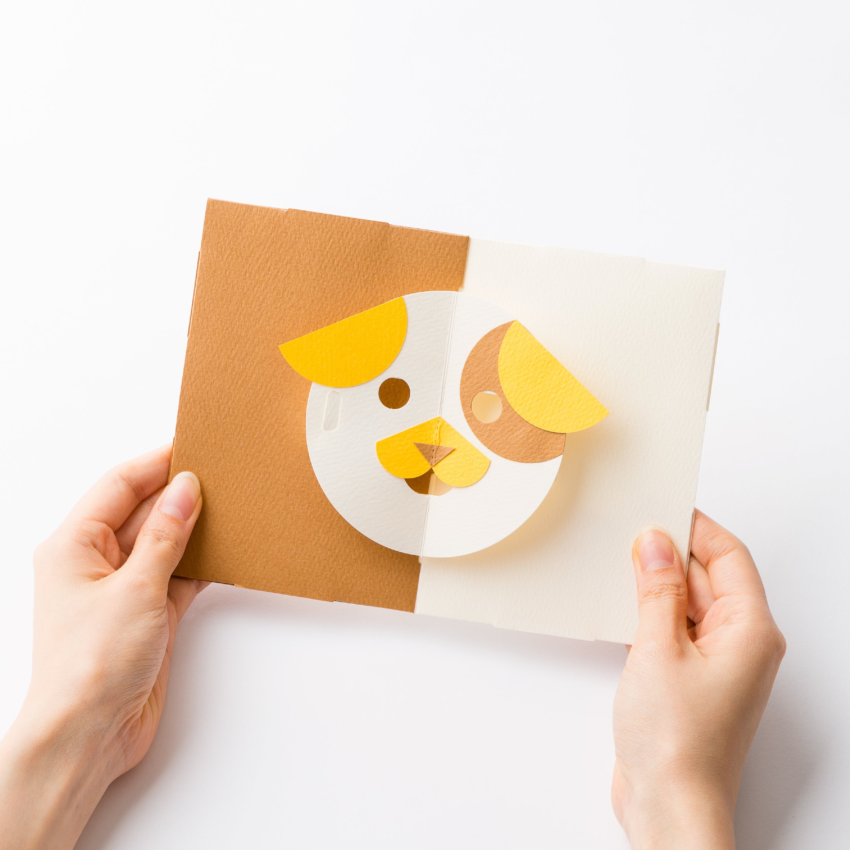 FACE POP UP CARD いぬ