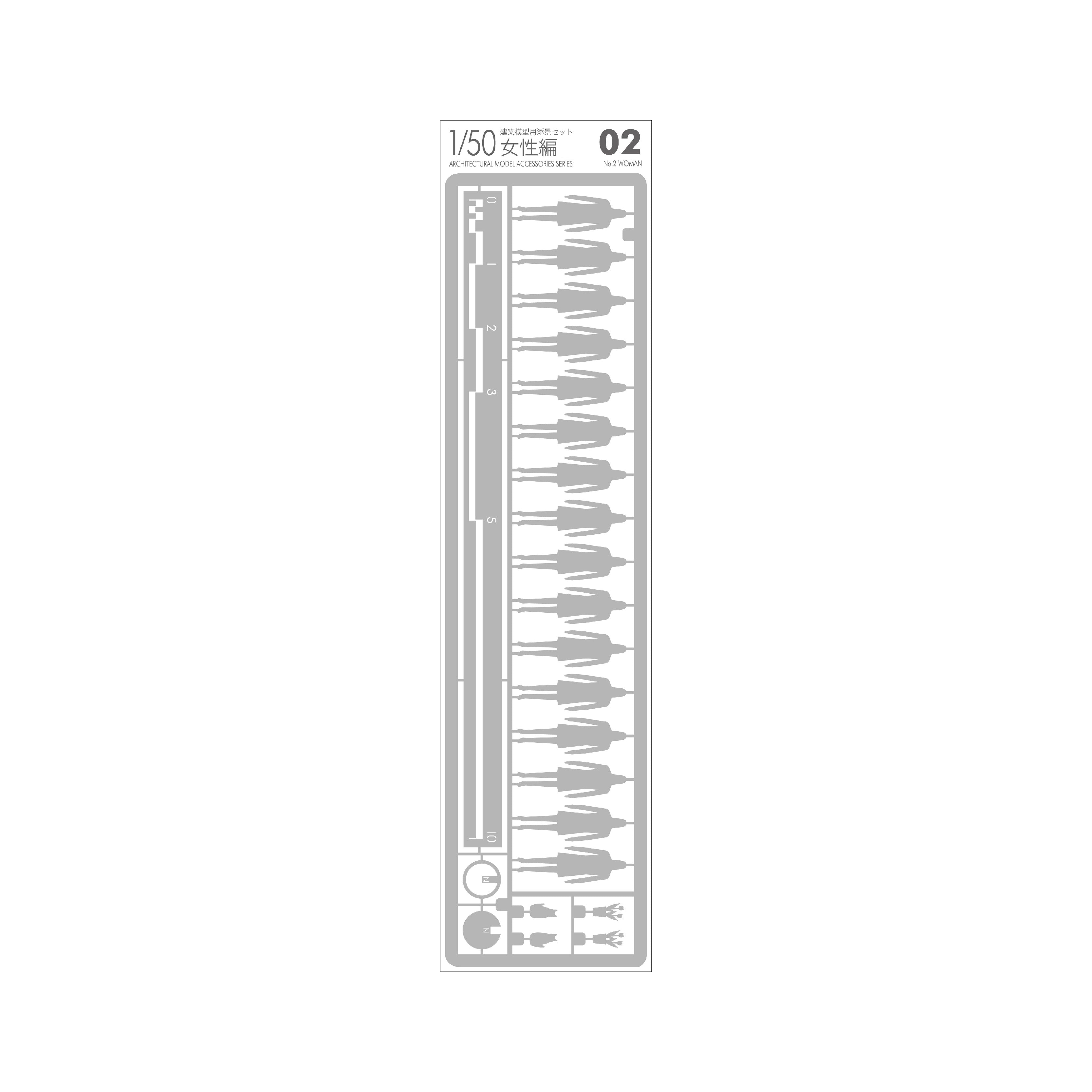 1/50建築模型用添景セット