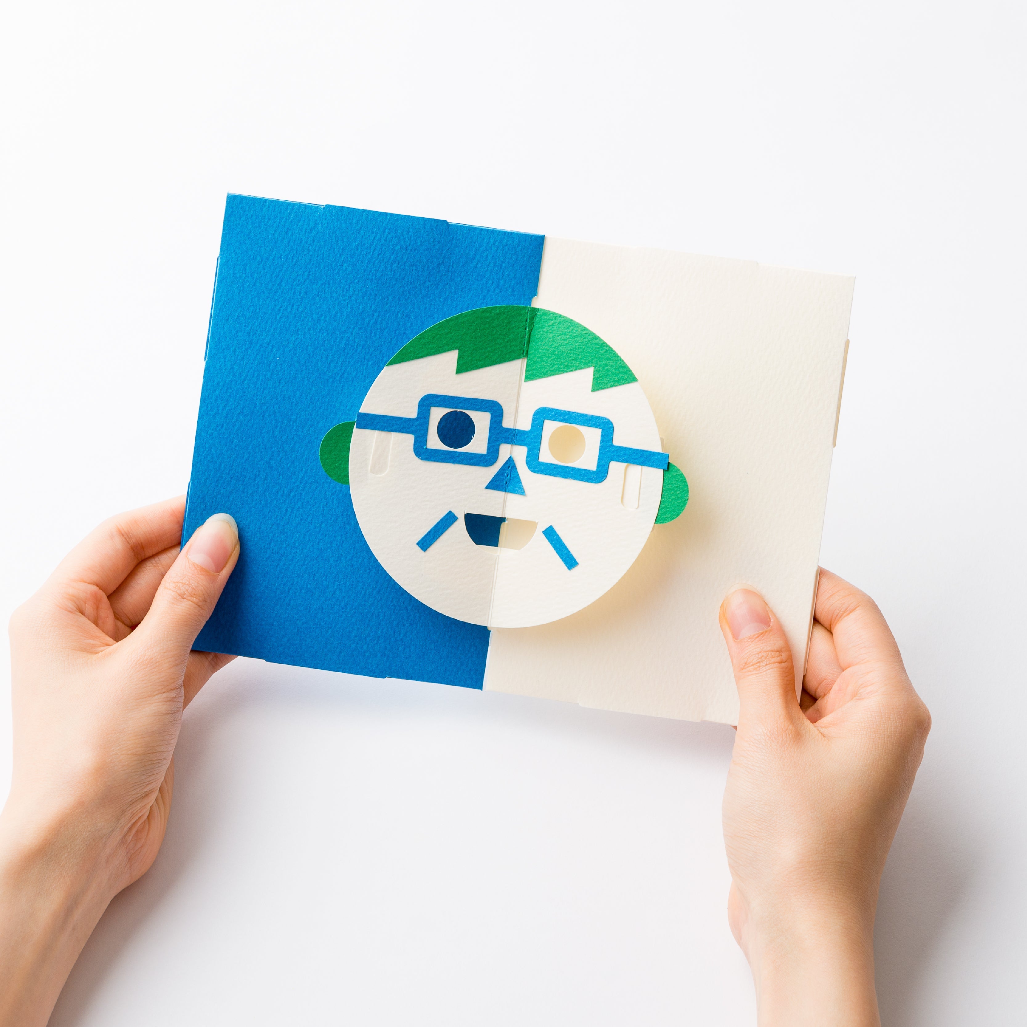 FACE POP UP CARD grandpa