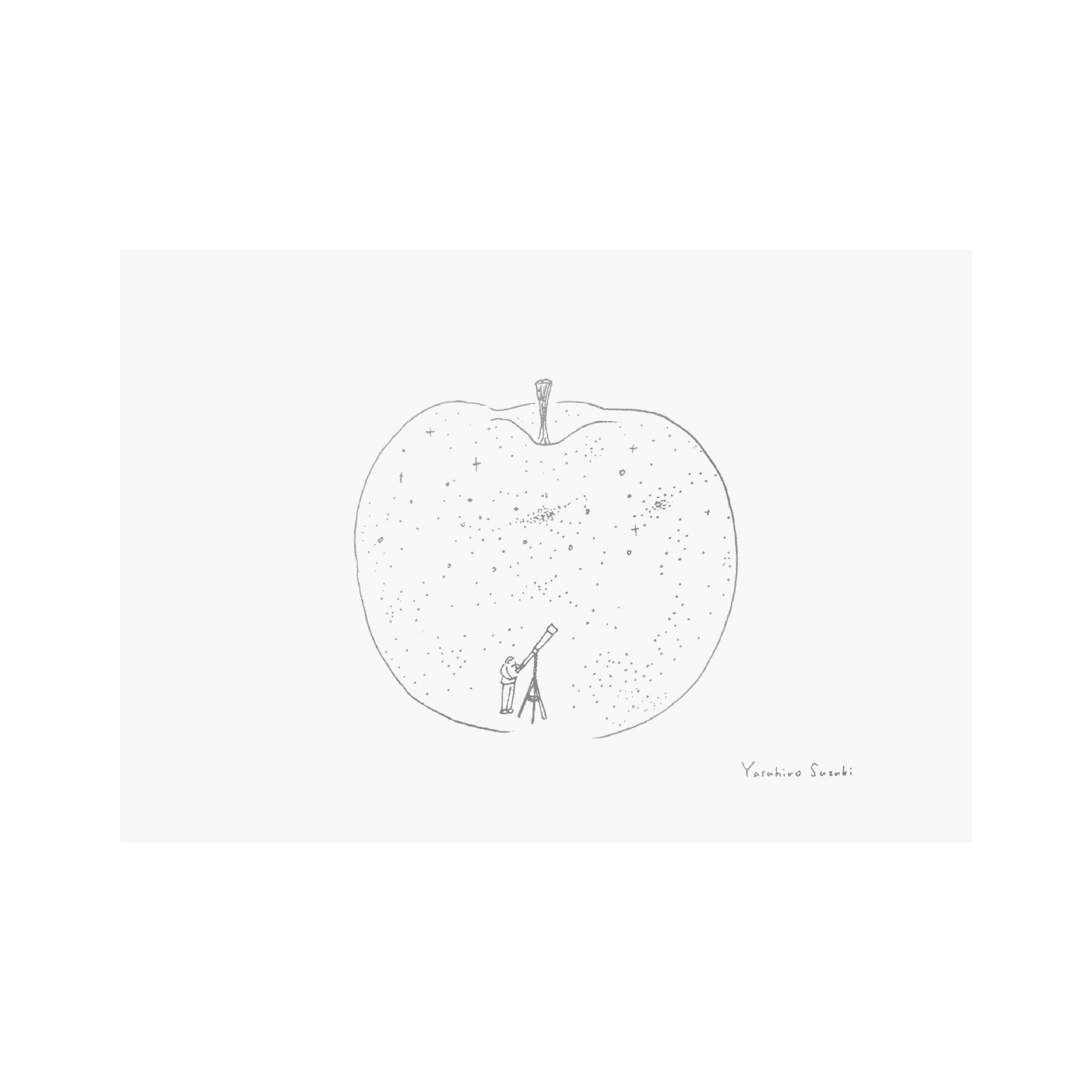 POSTCARD Constellation of Apples -Inner Cosmos